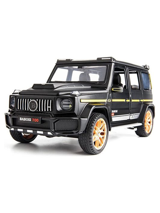 Brabus 800 Metal Model Diecast Car Lights Sound And Openable Doors - Black - Toyloft