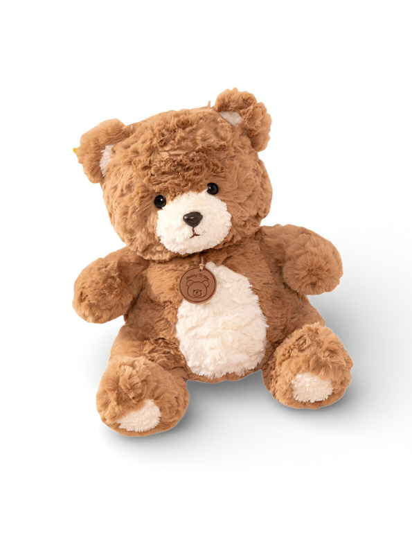 Brown Teddy Bear Plush Toy Ultra-Soft Stuffed Animal for Kids, Toddlers & Babies.