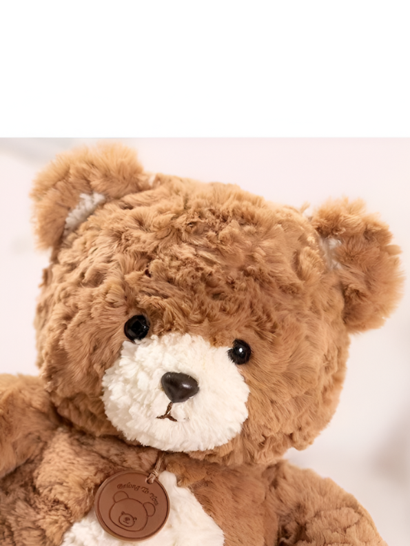 Brown Teddy Bear Plush Toy Ultra-Soft Stuffed Animal for Kids, Toddlers & Babies.
