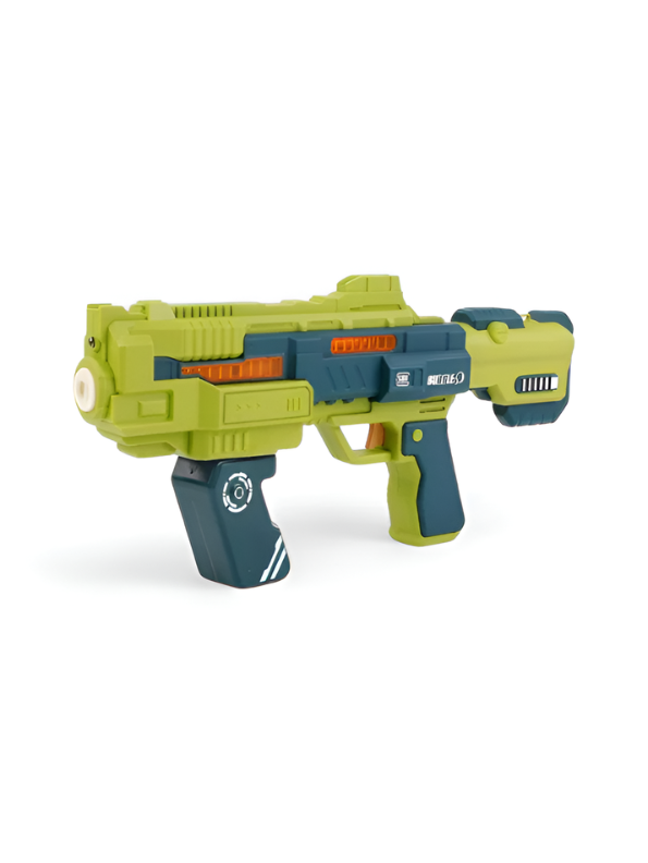 Bubble Gun Toy with 2 Bubble Solution Bottles – High Output 8000+ Bubbles/Min, Leak-Proof Automatic Bubble Blaster TV6041