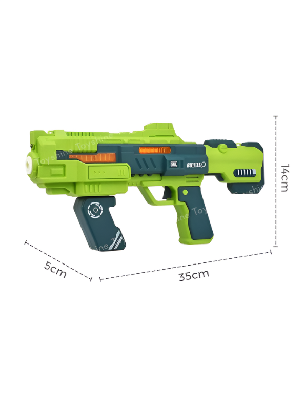 Bubble Gun Toy with 2 Bubble Solution Bottles – High Output 8000+ Bubbles/Min, Leak-Proof Automatic Bubble Blaster TV6041
