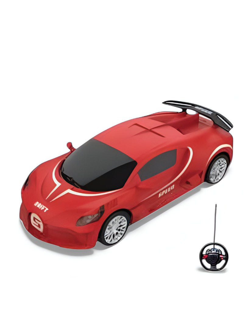 Red Bugatti-Style RC Sports Car for Kids | 1:14 Scale Die-Cast Model with Remote Control LMI15078