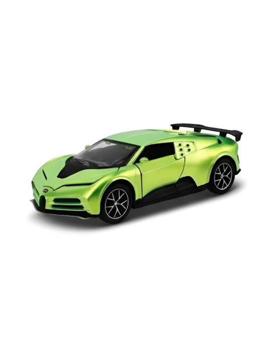 Bugatti Centodieci Diecast Car 1:32 Scale Metal Model Green Toy LMI16782
