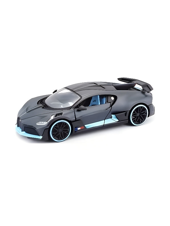 Bugatti Divo Pull Back Cars - Black Small Size Scale 1:32 (MS-May-46)