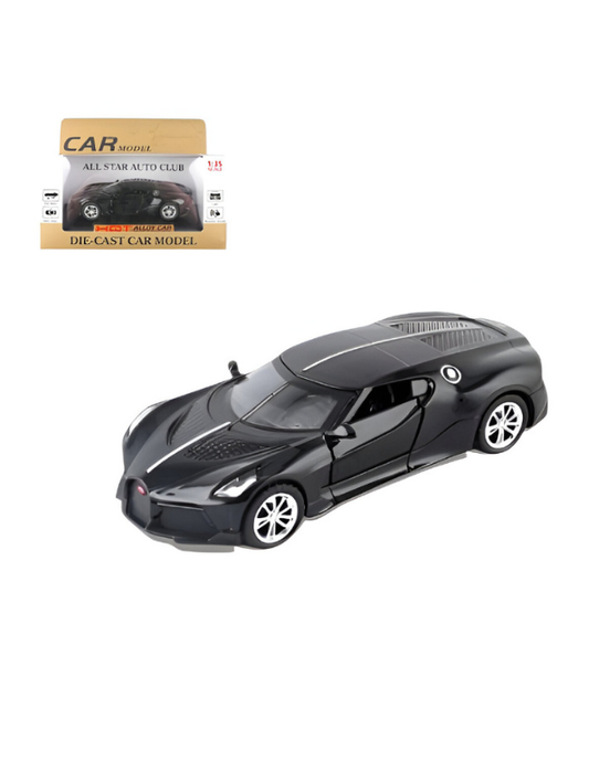 Bugatti La Voiture Noire Diecast Model Car 1:35 Scale Collectible Toy Black LMI15655.