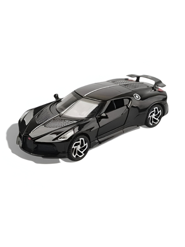 Bugatti La Voiture Noire Diecast Model Car 1:35 Scale Collectible Toy Black LMI15655.