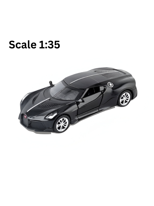 Bugatti La Voiture Noire Diecast Model Car 1:35 Scale Collectible Toy Black LMI15655.