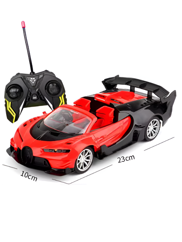 Bugatti Remote Control Car 1:18 Scale Red LMI12767.