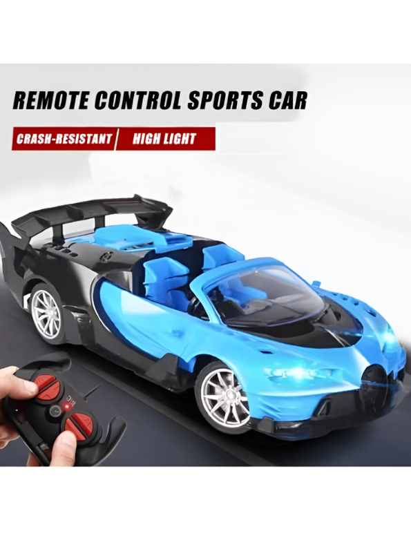 Bugatti Remote Control Car 1:18 Scale Red LMI12767.