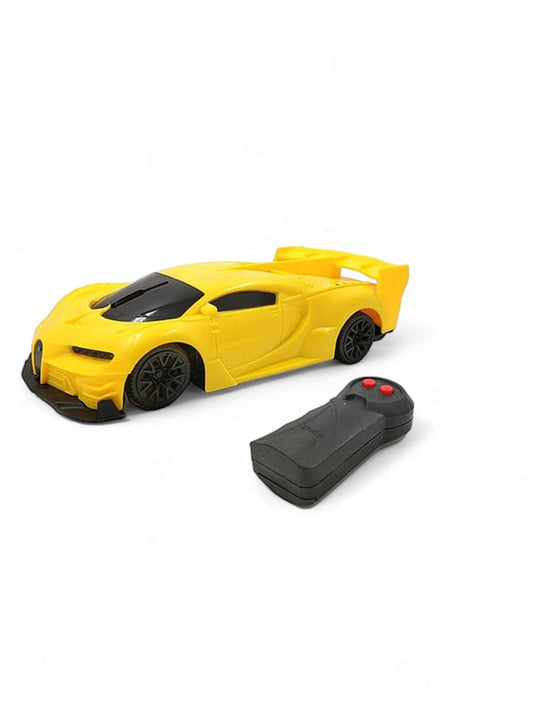 Bugatti Remote Control Car For Kids - Yellow (L-98) - Toyloft