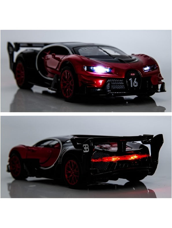 Bugatti Turismo Diecast Model Car 1:32 Scale Red MD290.