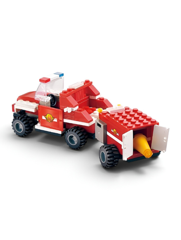 Build Your Own Fire Rescue Team: Firefighter 324-Piece Building Block Set TV5080