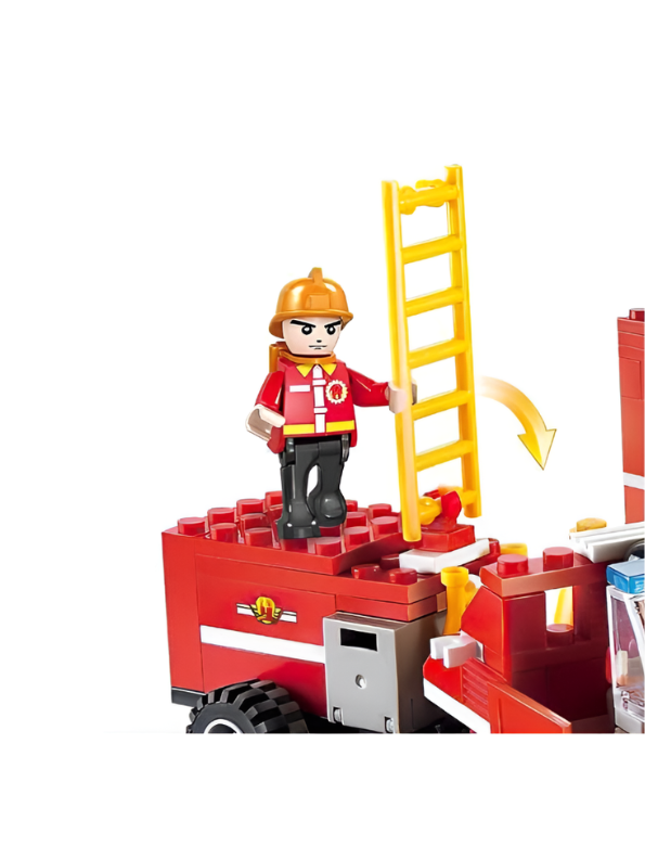 Build Your Own Fire Rescue Team: Firefighter 324-Piece Building Block Set TV5080