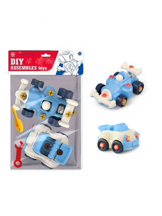 Buildino – DIY Vehicle Toy Combo Set for Kids | Assemble Cars with Screwdriver LMI14840.