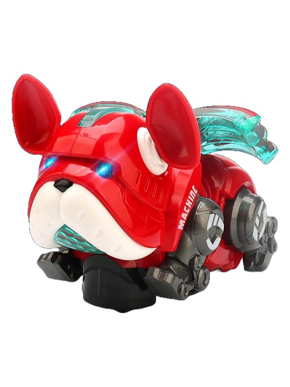 Bull Dog Musical Toy Lights And Sound - Red (L-1)