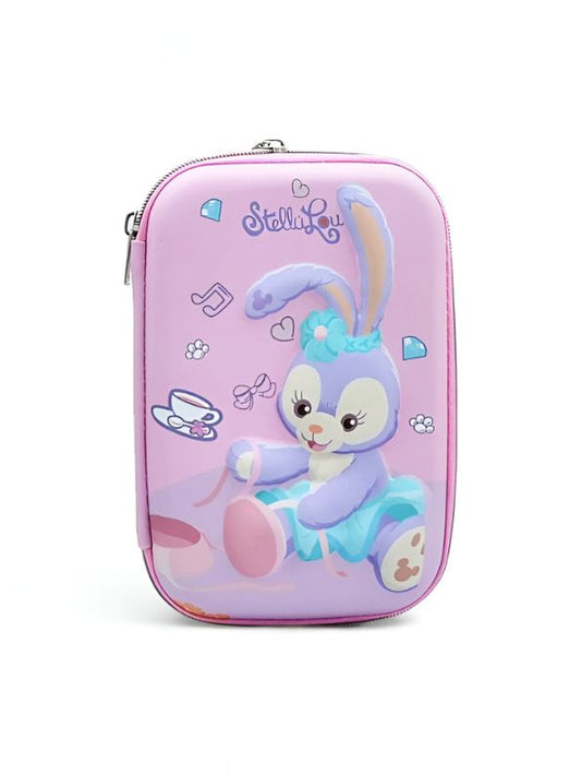 Bunnify – Bunny Pouch Big Size Pencil Case for Girls | Single Chain Soft Blister Pack Stationery Bag | Cute for School & Gifting NOV1921.