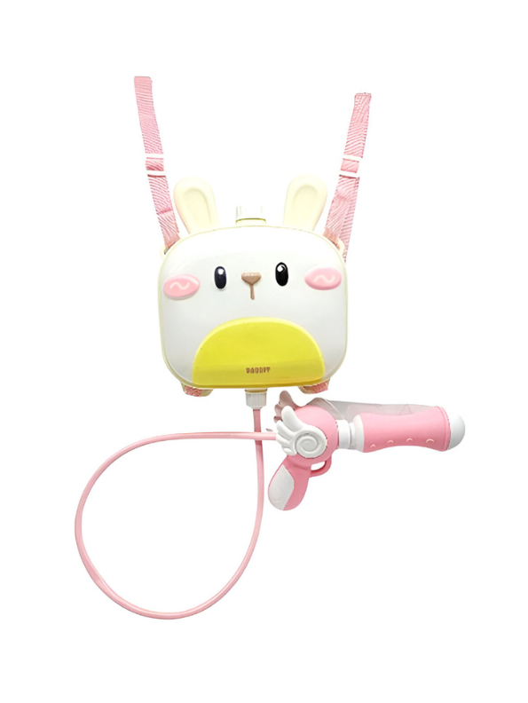 BunnySplash – 2000ml Backpack Water Gun for Kids | Large Capacity Holi Pichkari with Adjustable Straps LMI14305.