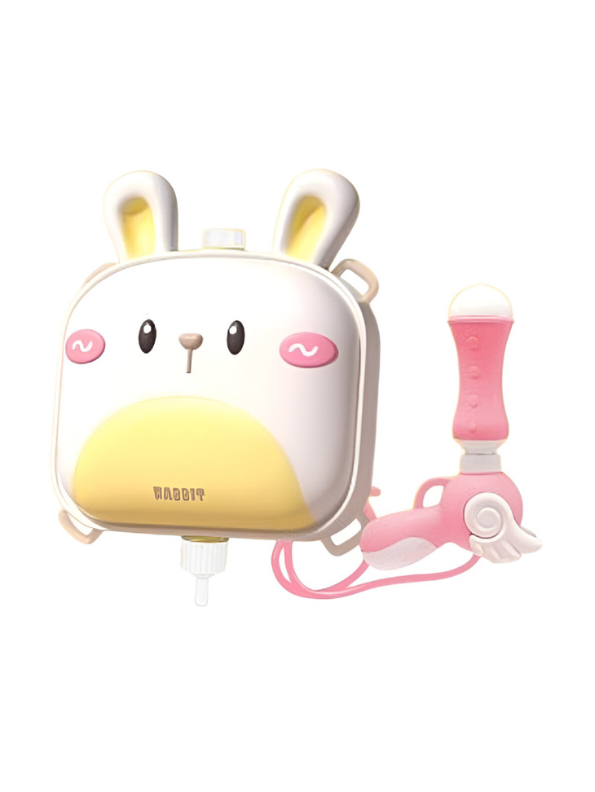 BunnySplash – 2000ml Backpack Water Gun for Kids | Large Capacity Holi Pichkari with Adjustable Straps LMI14305.