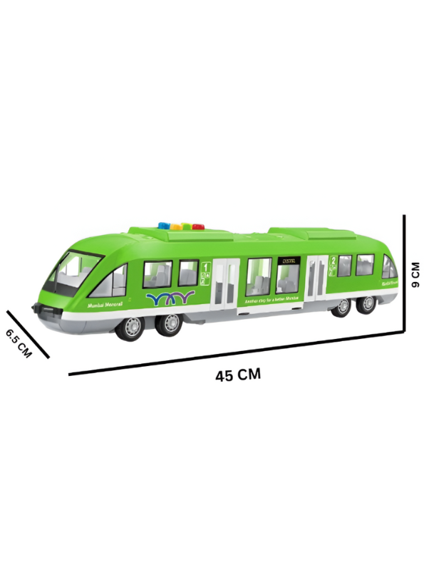 Mumbai Monorail Train Toy For Kids - Green LMI12196.