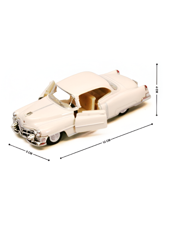 Cadillac Series 62 Coupe 1:32 Scale Diecast Model Car – Classic Vintage Collectible Beige TV6531.