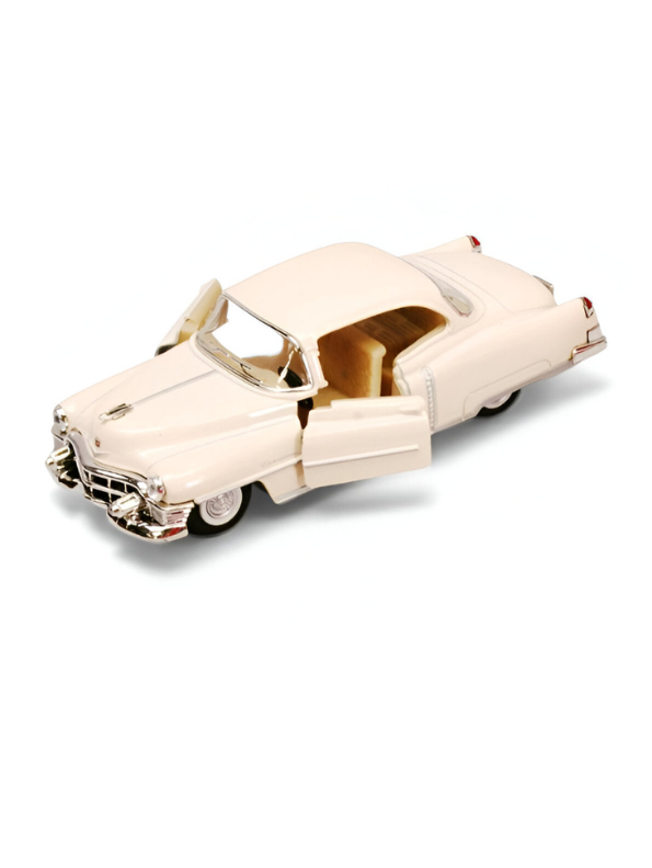 Cadillac Series 62 Coupe 1:32 Scale Diecast Model Car – Classic Vintage Collectible Beige TV6531.
