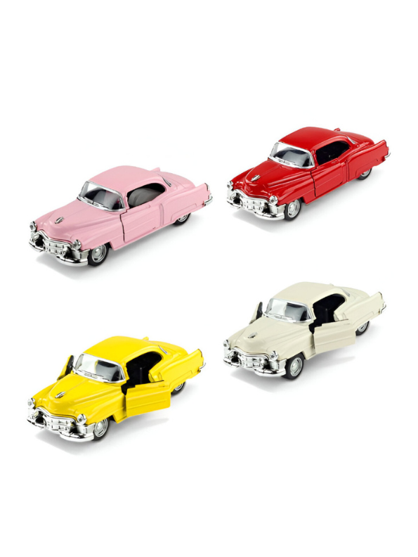 Cadillac Series 62 Coupe 1:32 Scale Diecast Model Car – Classic Vintage Collectible Beige TV6531.