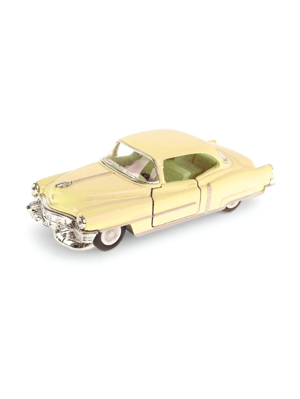 Cadillac Series 62 Coupe 1:32 Scale Diecast Model Car – Classic Vintage Collectible Beige TV6531.