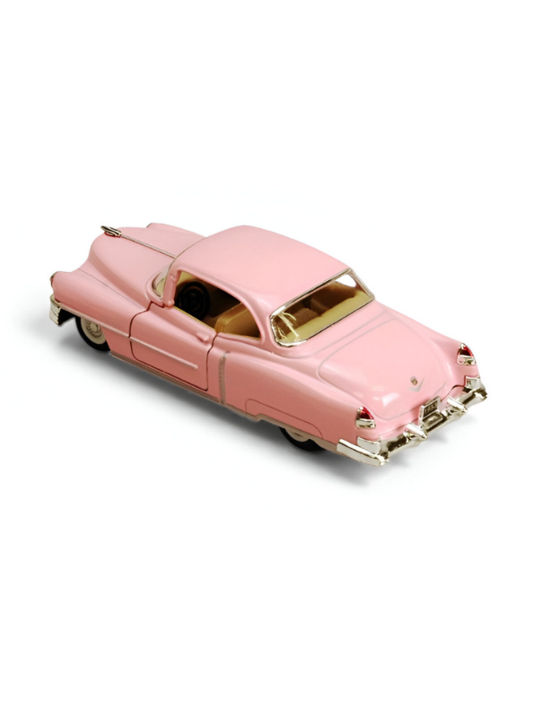 Cadillac Series 62 Coupe 1:32 Scale Diecast Model Car – Classic Vintage Collectible Pink TV6531.