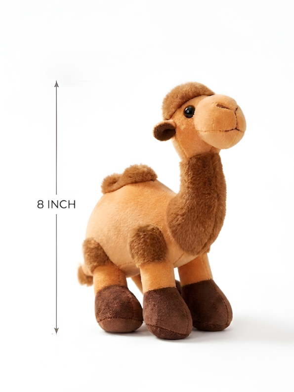 Camel Plush Toy - Orange 8 Inch Soft Stuffed Desert Animal ST14745
