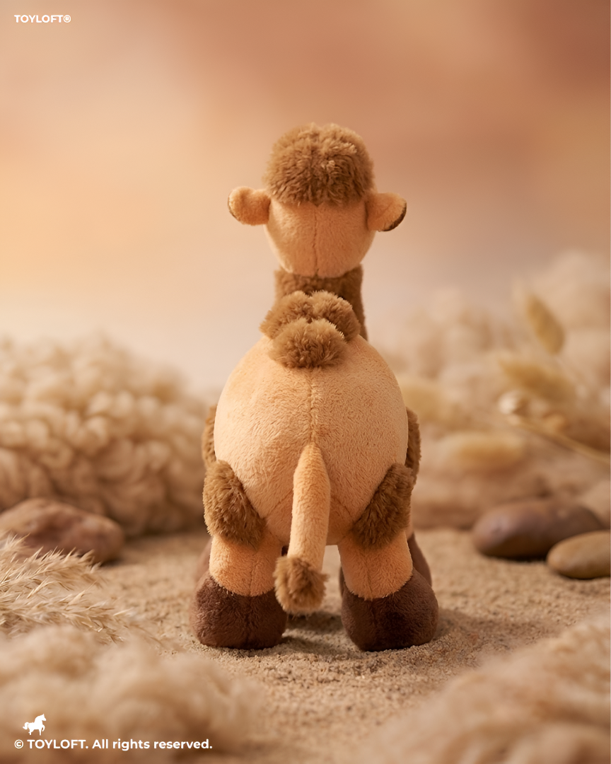 Camel Plush Toy - Orange 8 Inch Soft Stuffed Desert Animal ST14745