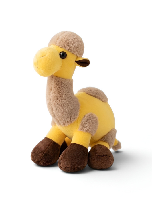 Camel Plush Toy - Yellow 8 Inch Soft Stuffed Desert Animal ST14745
