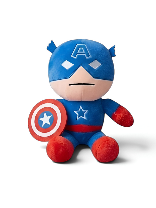 Captain America Plush Toy – 7 Inch Marvel Superhero Soft Stuffed Toy ST11383.