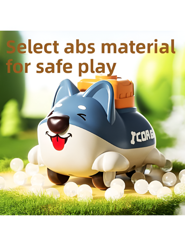 Cartoon Corgi Push & Go Car Toy for Kids – Cute Friction Powered Toy Car MD389