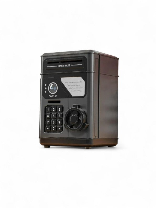 Black - CashMate – Kids’ Piggy Bank ATM Box for Coin & Cash Savings with Fun Entrance NX15688.