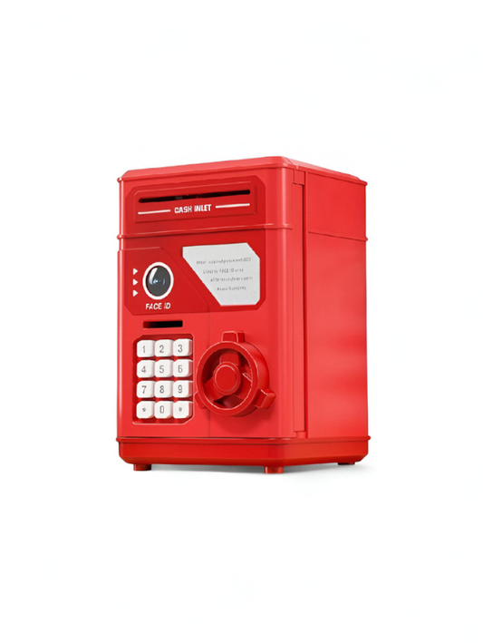 CashMate – Kids’ Piggy Bank ATM Box for Coin & Cash Savings with Fun Entrance NX15688.