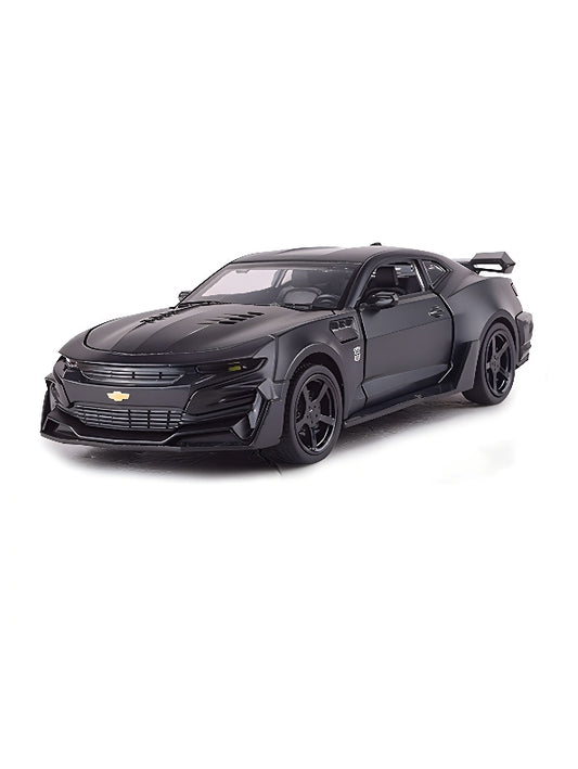 Chevrolet Camaro Metal Model Diecast Car - Matte Black Scale 1:32 (T-M-15) - Toyloft