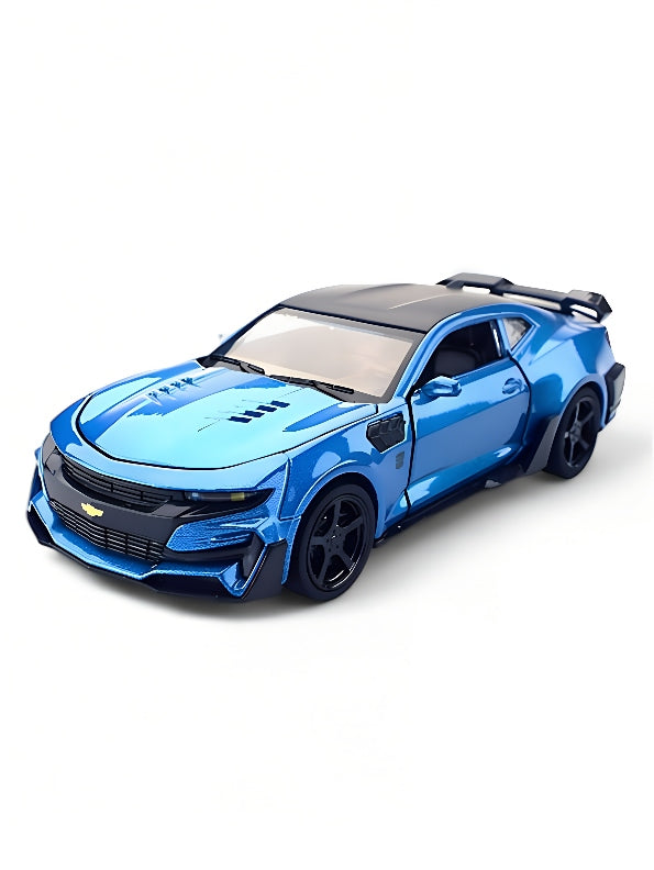 Chevrolet Camaro Metal Model Diecast Car - Blue Scale 1:32 (T-M-15) - Toyloft