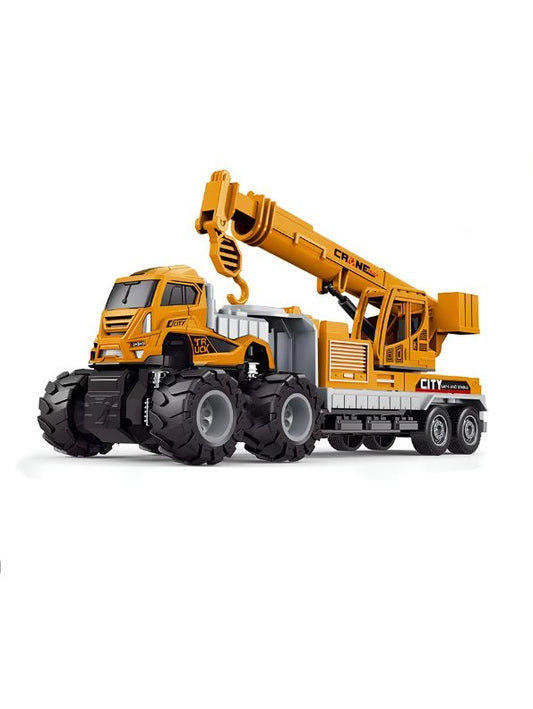 City Crane Construction Truck Toy – Realistic Heavy Duty Vehicle for Kids LMI12105.