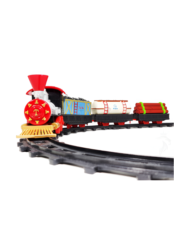 Classic Battery Operated Train Set for Kids – Electric Railway Toy TV955.