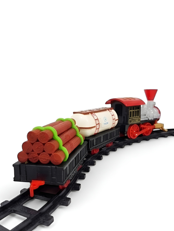 Classic Battery Operated Train Set for Kids – Electric Railway Toy TV955.