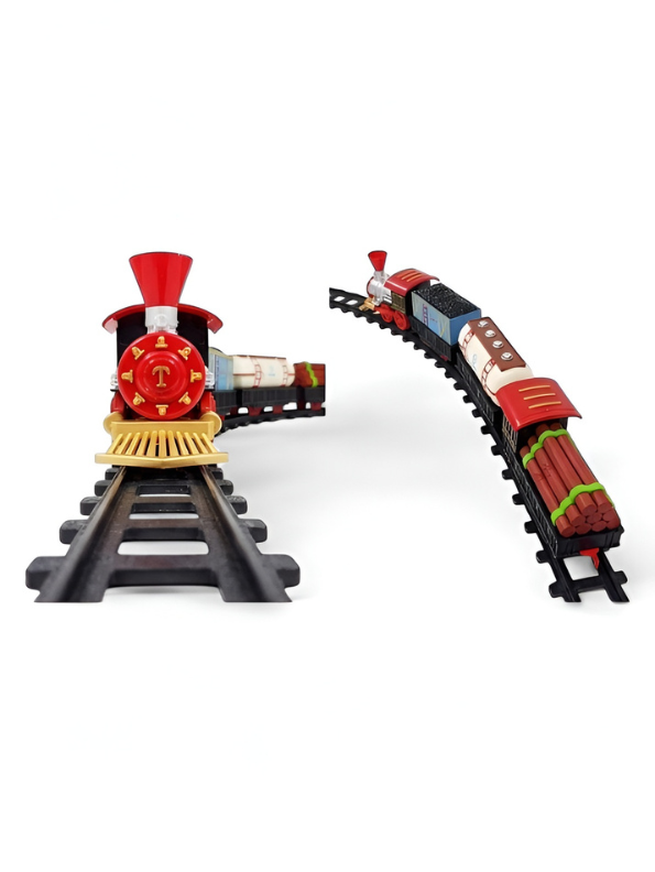 Classic Battery Operated Train Set for Kids – Electric Railway Toy TV955.