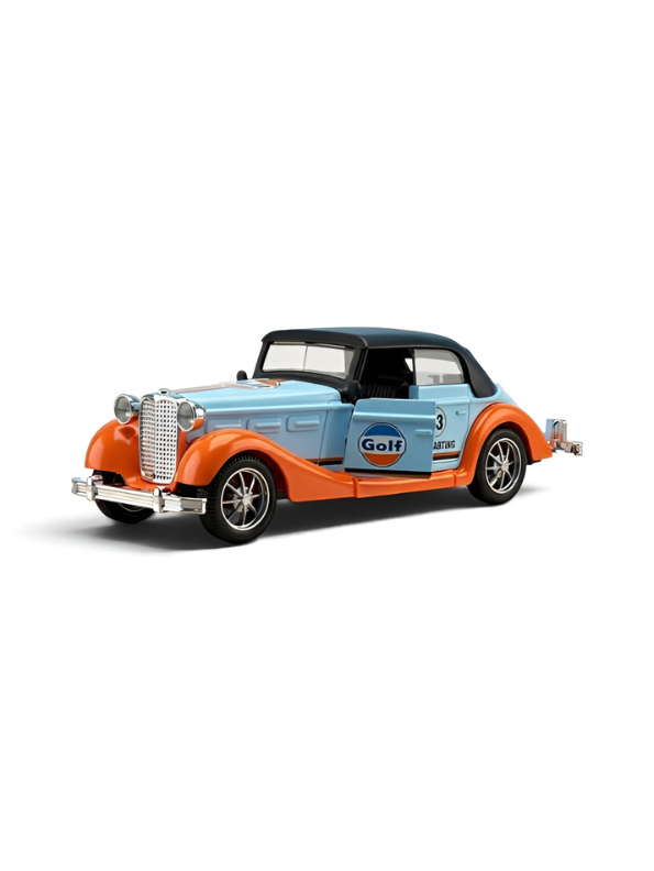 Classic Gulf Oil Edition Vintage Roadster 1:36 Scale Die-Cast Model Car MD3163.