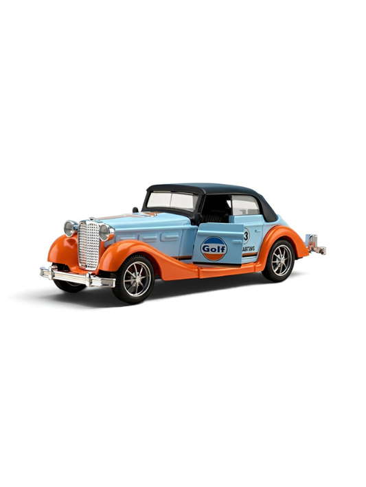 Classic Gulf Oil Edition Vintage Roadster 1:36 Scale Die-Cast Model Car MD3163.