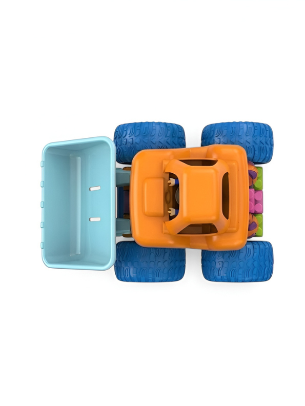 Construction Building Blocks Set – Kids Excavator & Bulldozer Toy Kit TV1387.