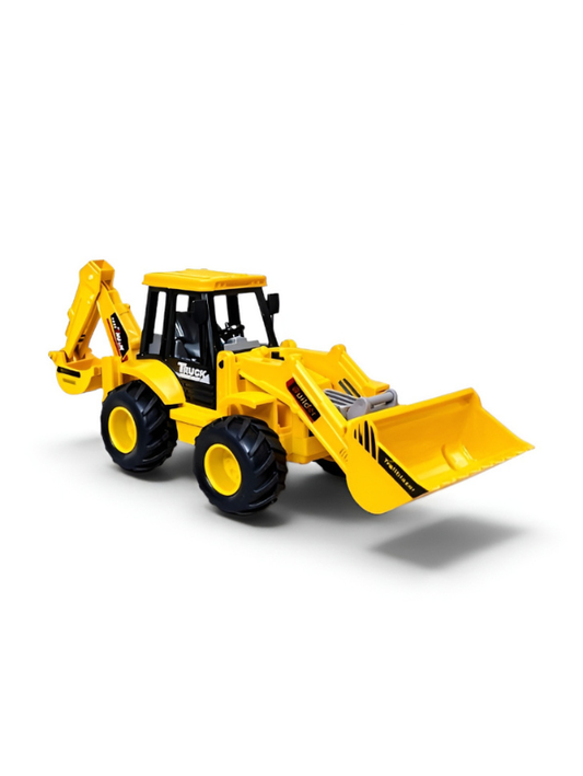 Construction Excavator Toy for Kids - Durable Push & Go Tractor Truck TV5246