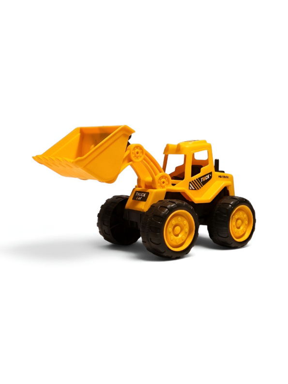 Construction Toy Front Loader – Friction Powered Yellow Excavator Truck TV3562