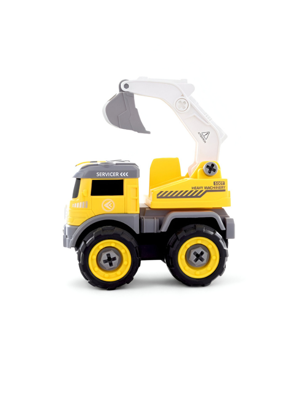 Construction Truck Kit – Educational STEM DIY Building Set with Screwdriver for Kids NX15588.
