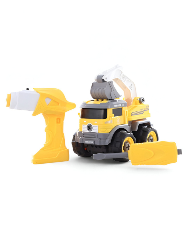Construction Truck Kit – Educational STEM DIY Building Set with Screwdriver for Kids NX15588.