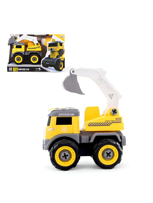 Construction Truck Kit – Educational STEM DIY Building Set with Screwdriver for Kids NX15588.