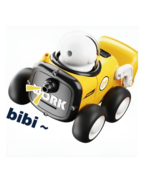 Construction Vehicle Set – 3-Pack Whistle-Activated Toy Excavator & Push-and-Go Robot Trucks | Interactive Construction Toy Vehicles LMI15008.